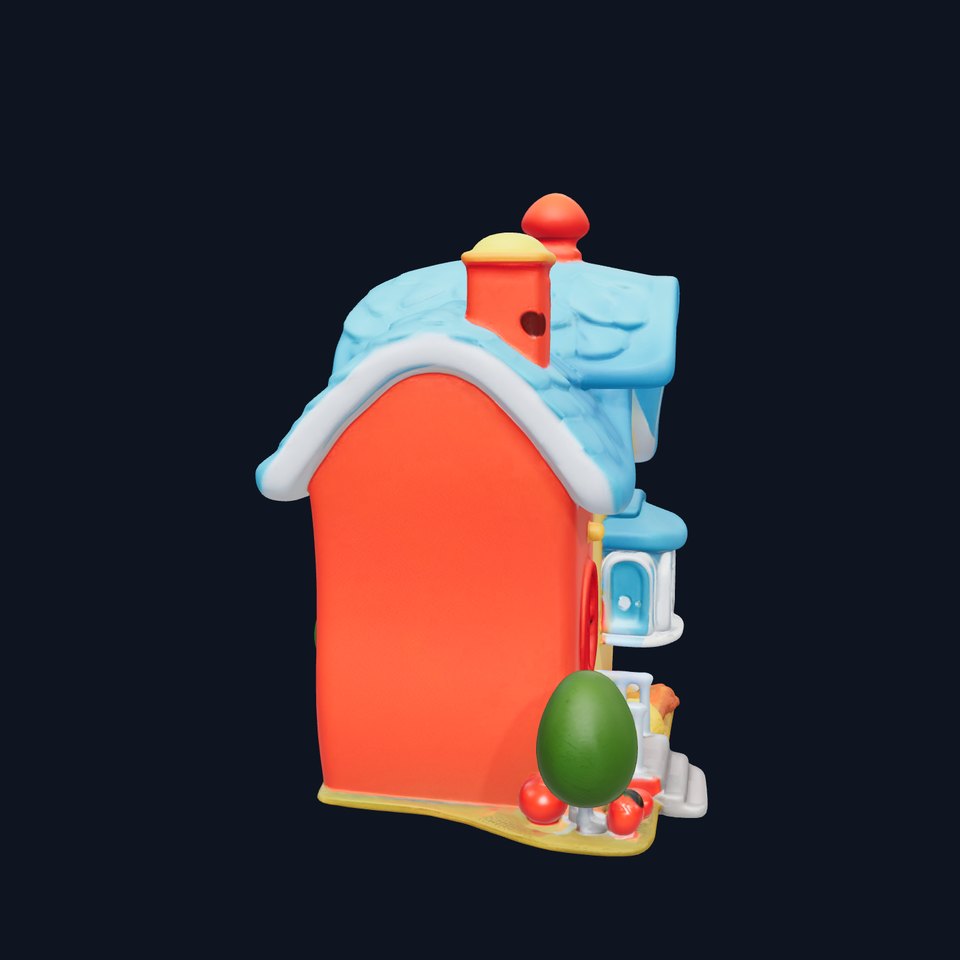 Colorful Cartoon House Model Pack